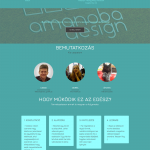 amanoba-design weboldal